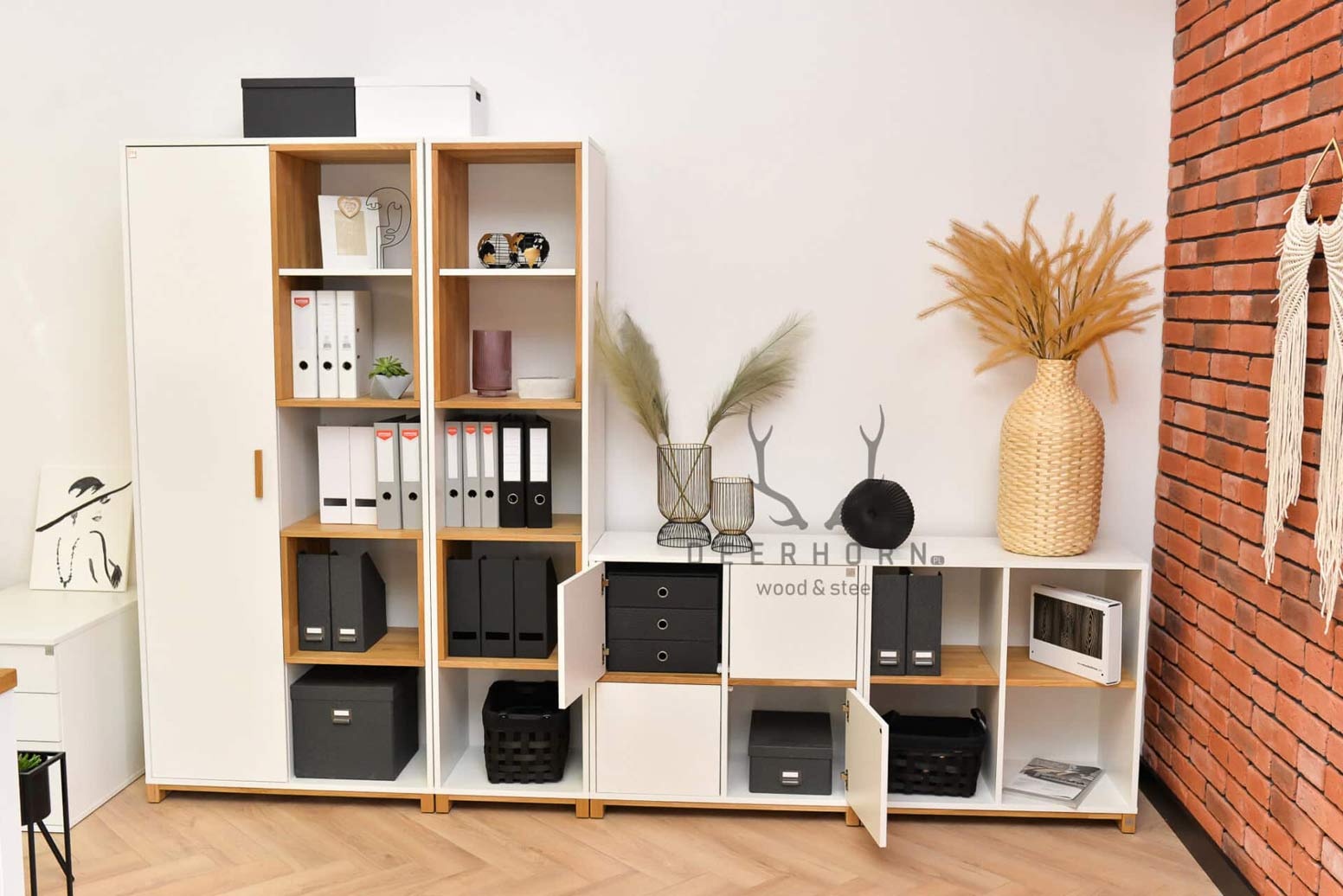 white_meble_office bílý kancelářský nábytek