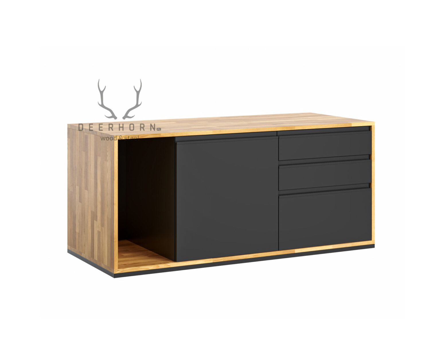 cabinet_with_drawers skříňka na psací stůl v podkroví