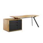 Kancelářský stůl s dřevěnou deskou Active 160x70cm