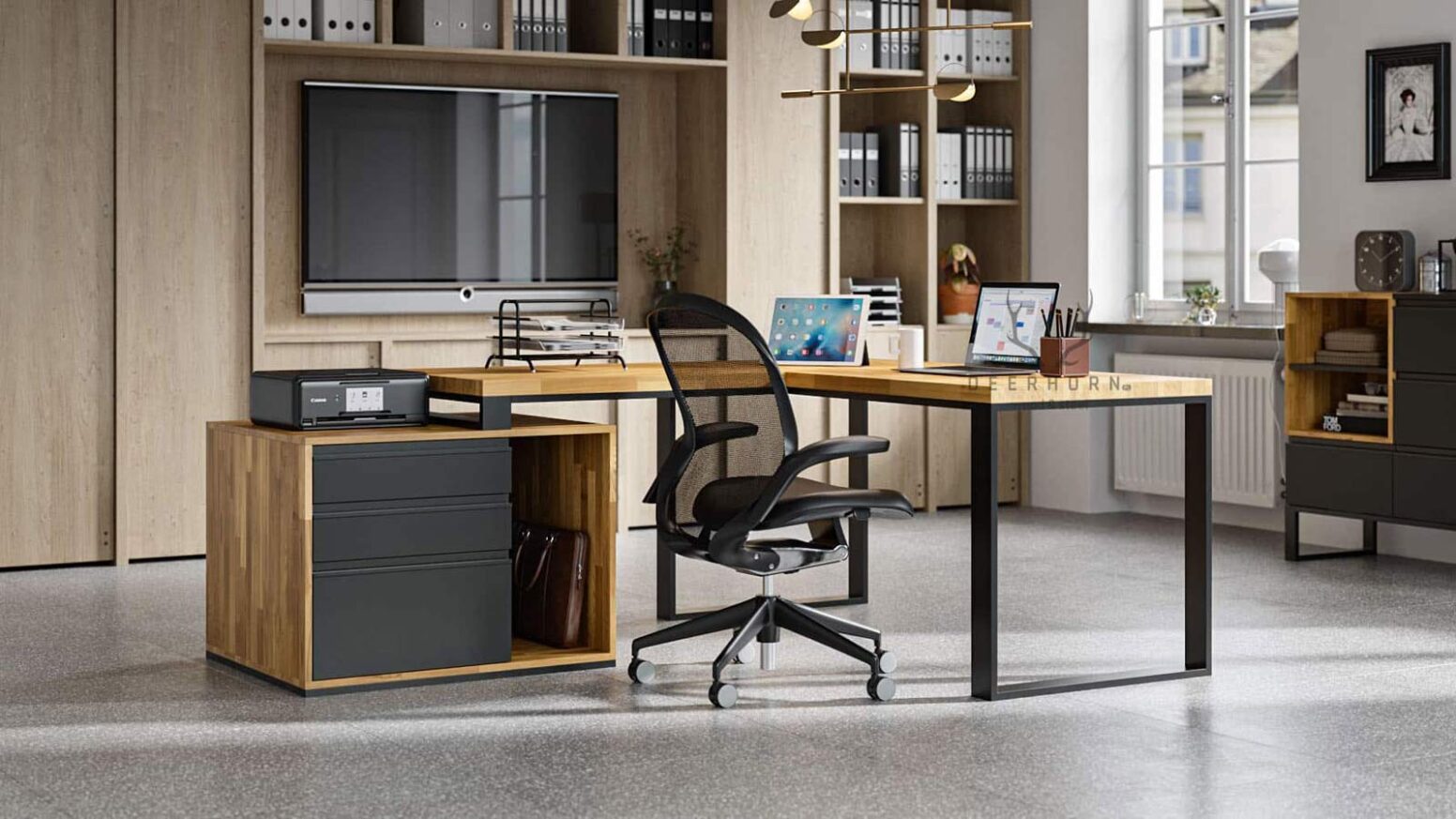rohový stůl_premium_loft prémiový rohový stůl