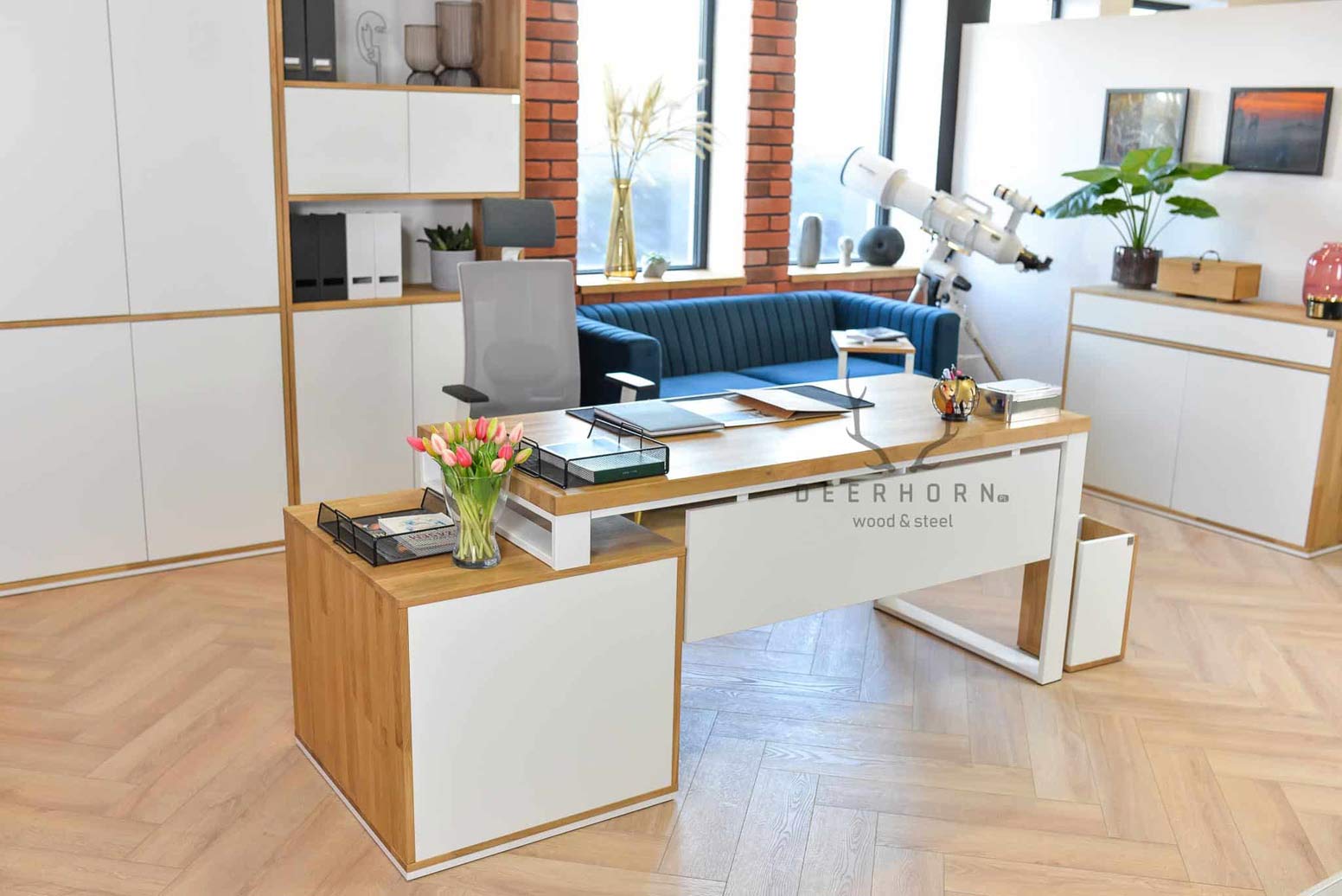 nábytek_office_white bílý kancelářský nábytek