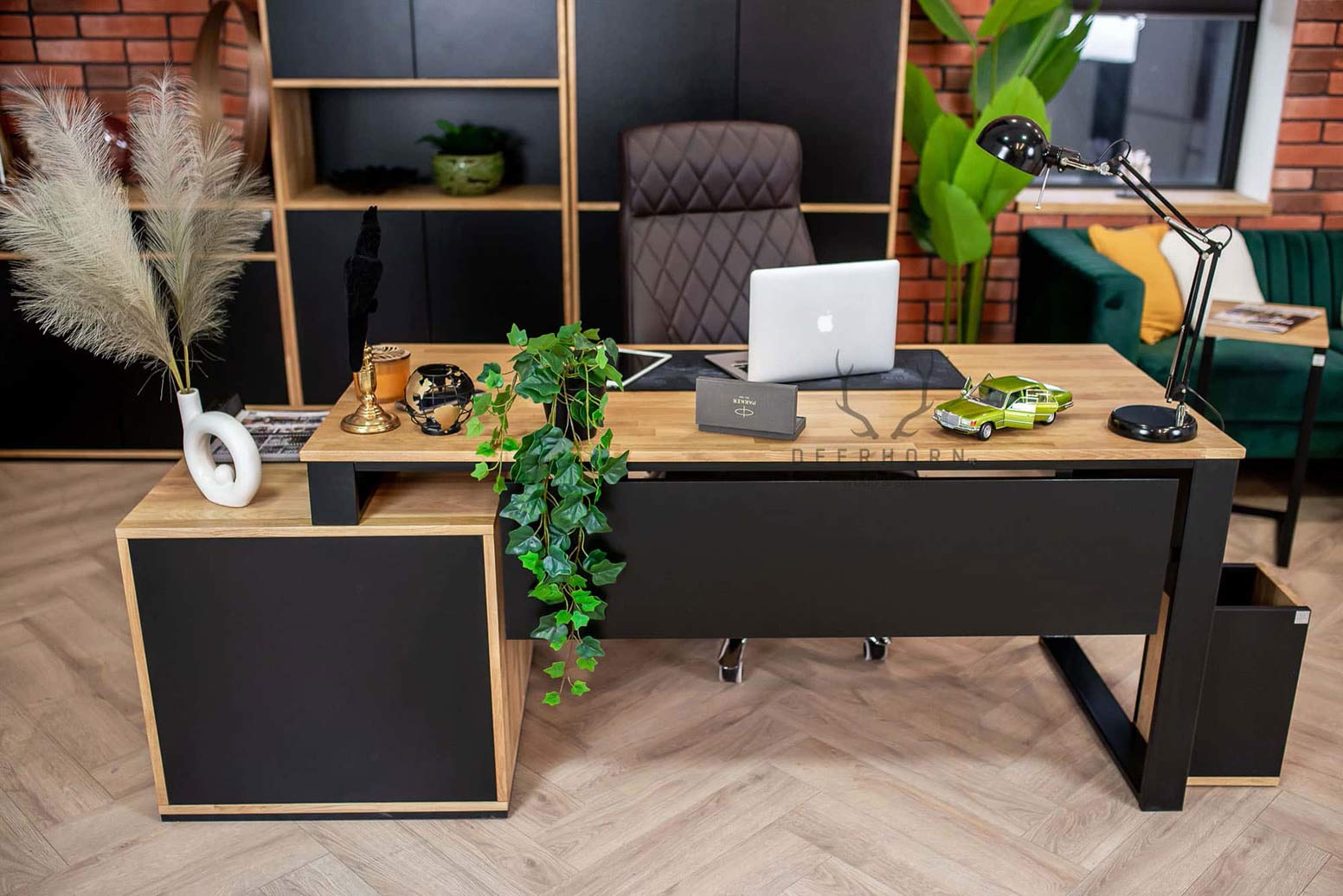 desk_loft_dab Půdní psací stůl dub