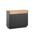 Dvoudveřová moderní komoda do kanceláře i domácnosti