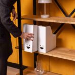 designová knihovna pro elegantní kancelář
