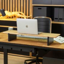 moderní kancelářský stůl ergonomický černý