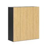 Moderní komoda se čtyřmi dvířky pro ukládání firemních materiálů