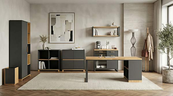 bílý kancelářský nábytek Modern Office