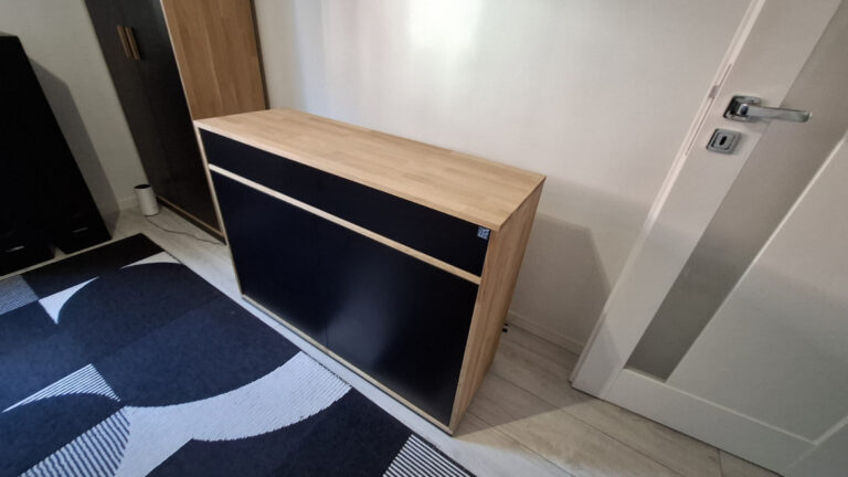 Loft Office Slim komoda pro byt v Warzymice (u Štětína)