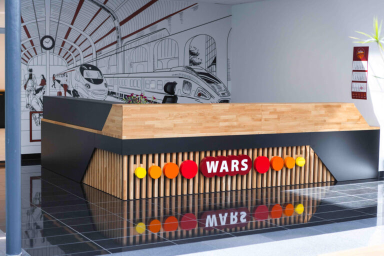Realizace kancelářského nábytku pro společnost WARS S.A. ve Varšavě