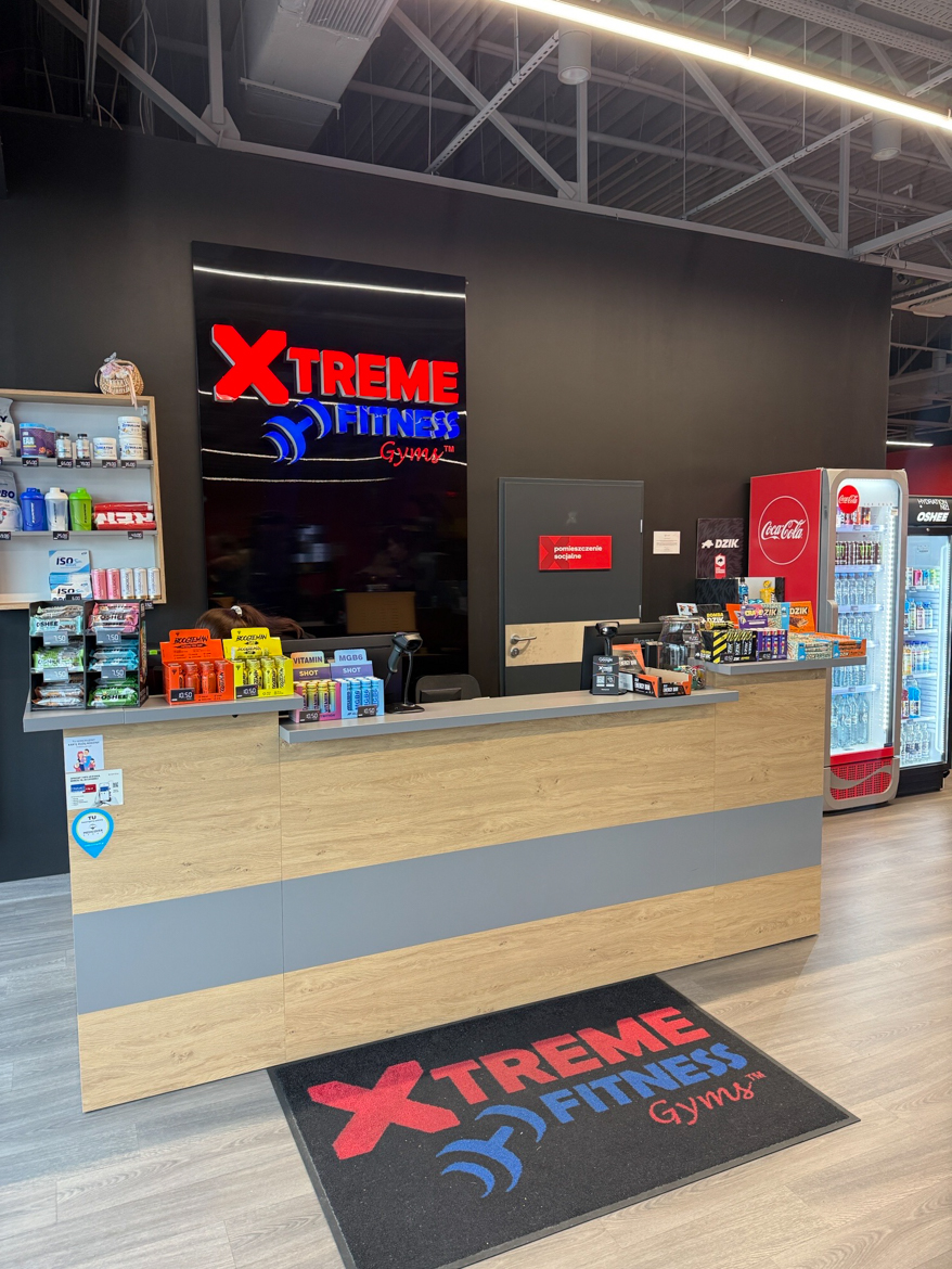Nábytek na míru do posilovny – realizace pro Xtreme Fitness v Elblągu