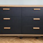 Komoda do účetní kanceláře se šesti velkými zásuvkami