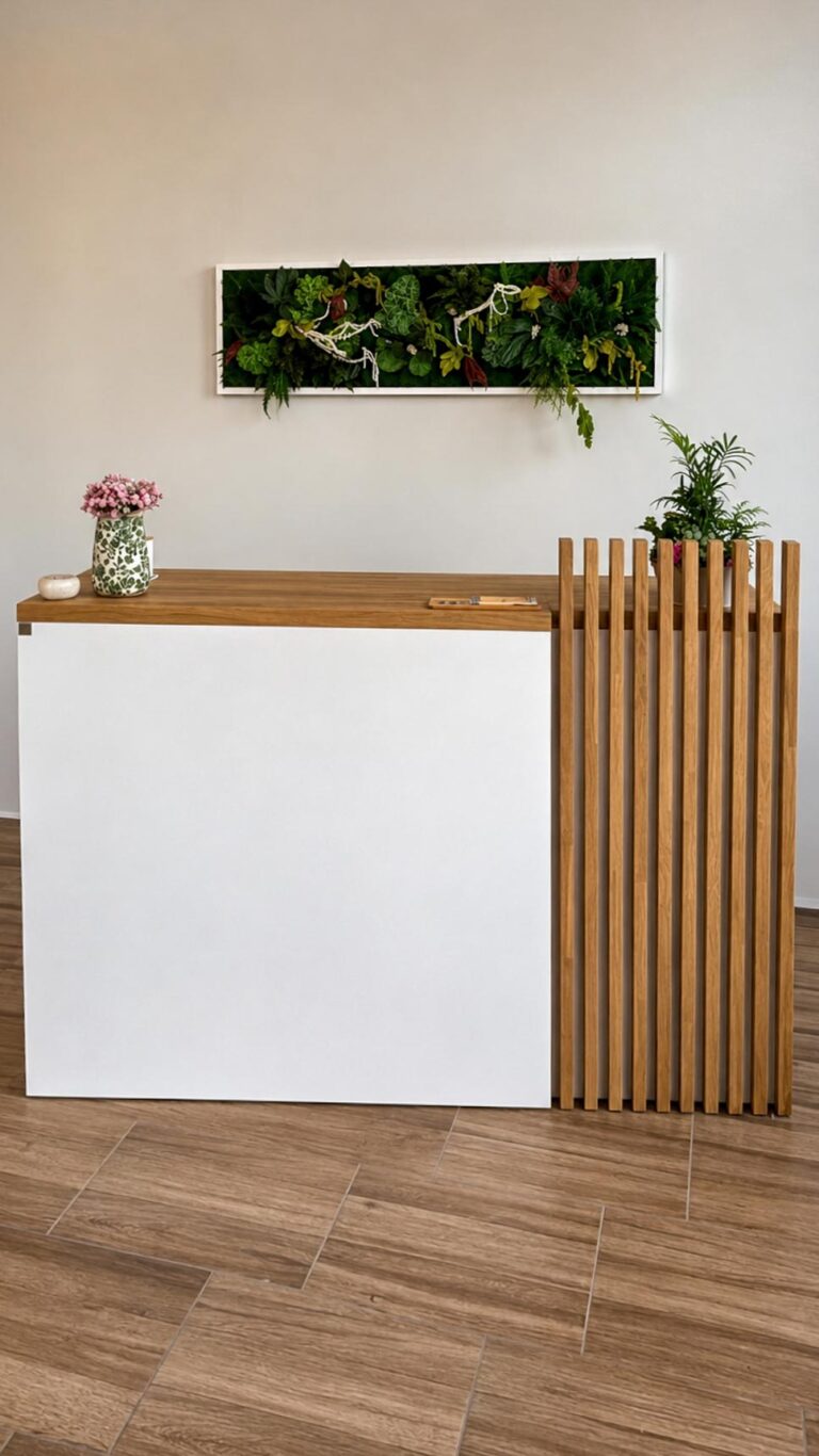 Recepční pult pro kosmetický salón